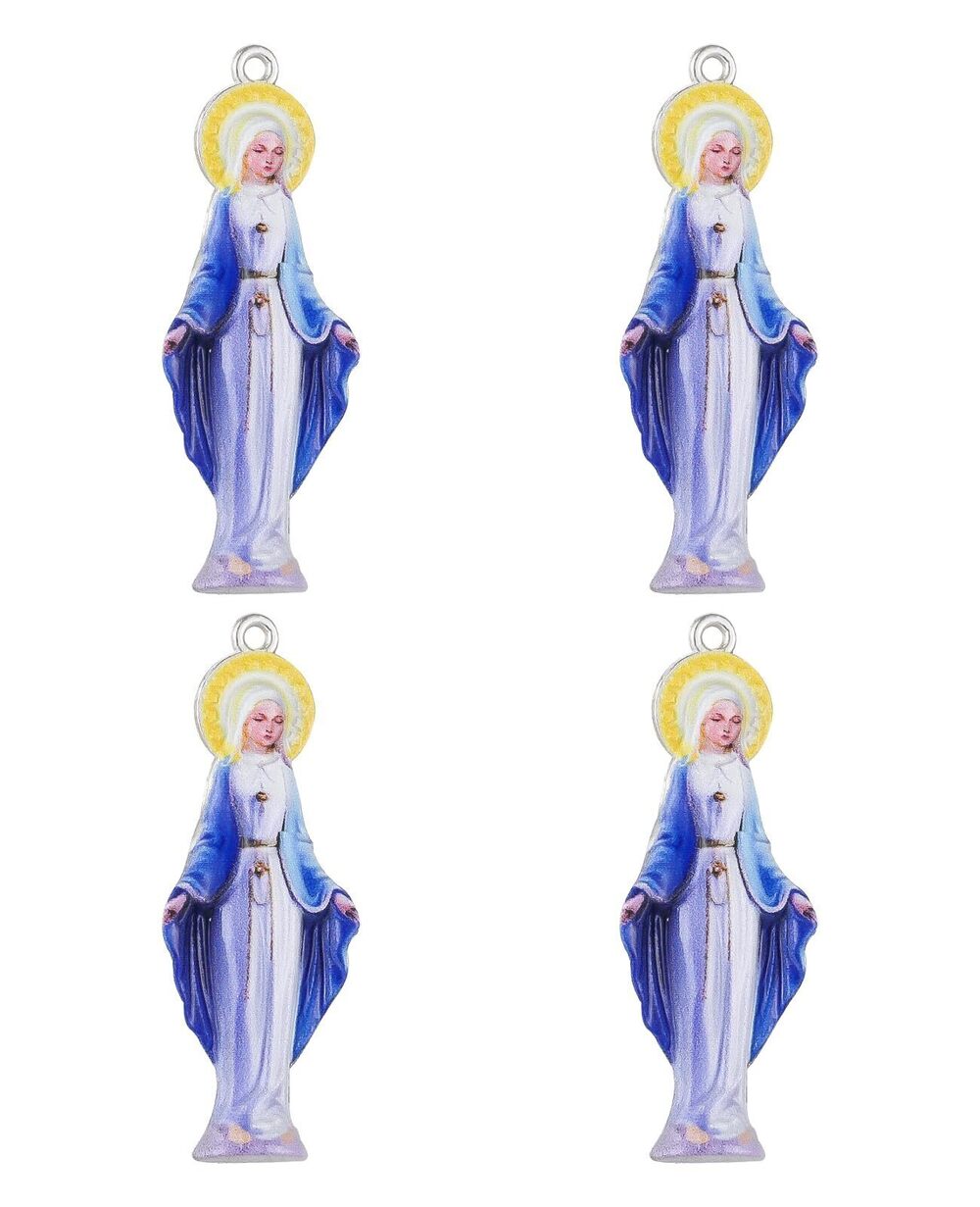 6613 Enamel Our Lady of Grace Miraculous Mary Pendant Necklace Pendant Only